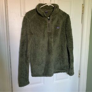 Patagonia Girls Size XXL (could fit woman size small!) green sherpa